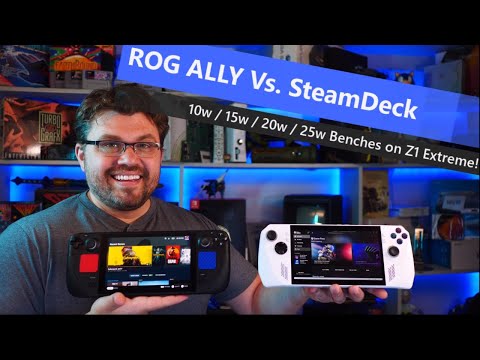 ULTIMATE Asus ROG ALLY Performance Review - SteamDeck vs. 7840U vs 6800U