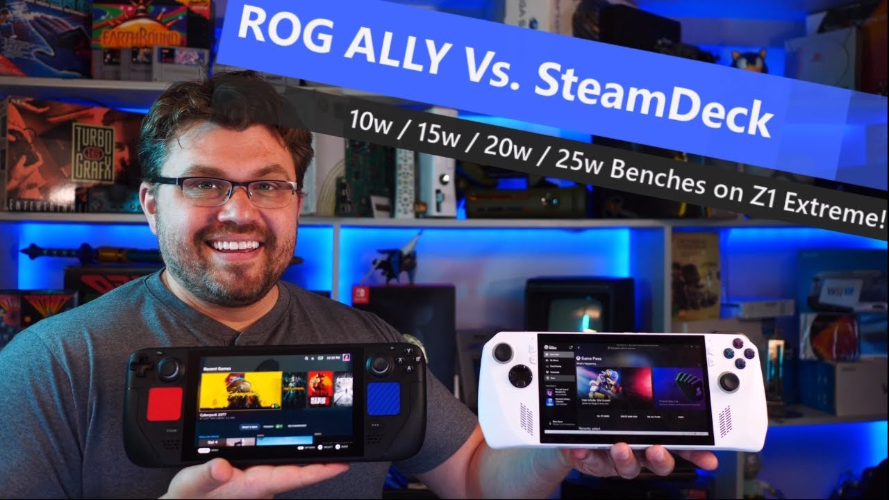 ULTIMATE Asus ROG ALLY Performance Review - SteamDeck vs. 7840U vs