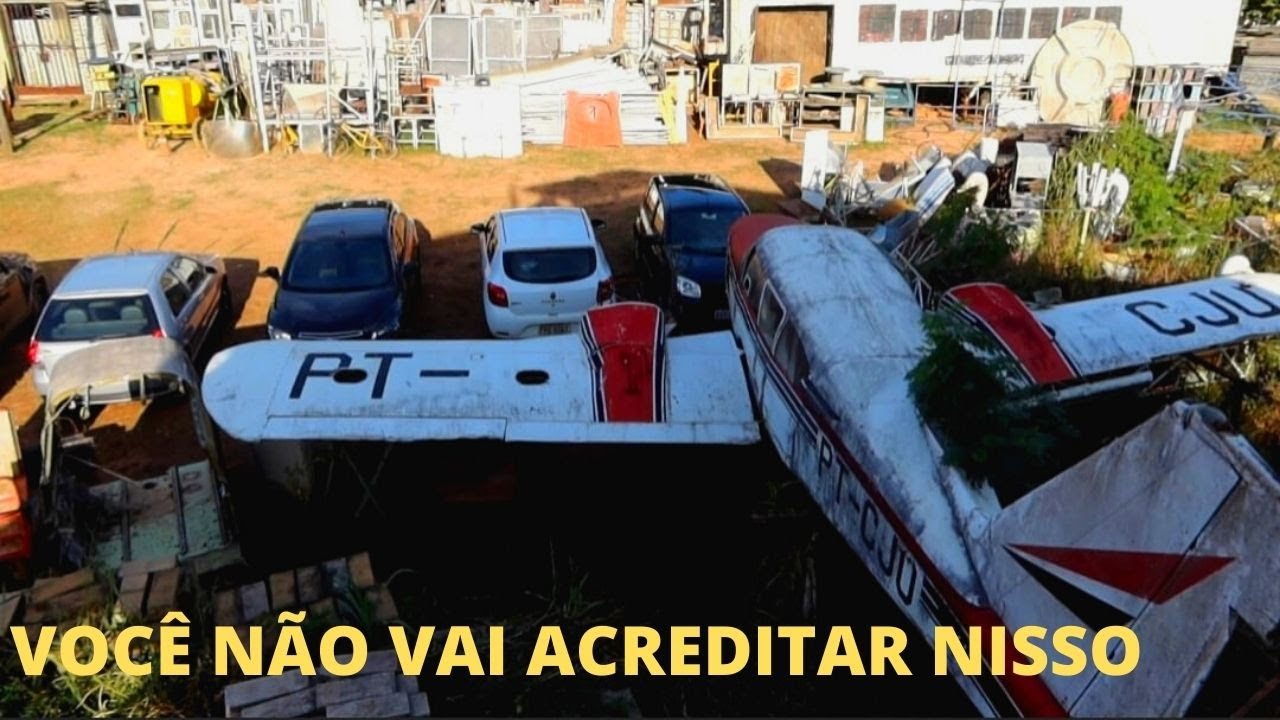 AVIÃO ABANDONADO, ANTIGUIDADES E ITENS RAROS. TUDO ESTA Á VENDA! *mercado surpresa*