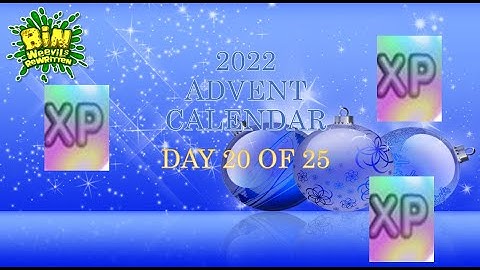 Bin Weevils Rewritten - 2022 Advent Calendar - Day 20 of 25