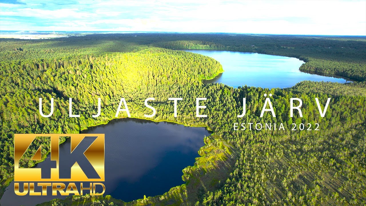 Uljaste Raba ULJASTE JÄRV (ESTONIA) 4K, Drone #estonia #drone #4k #nature #lake ...