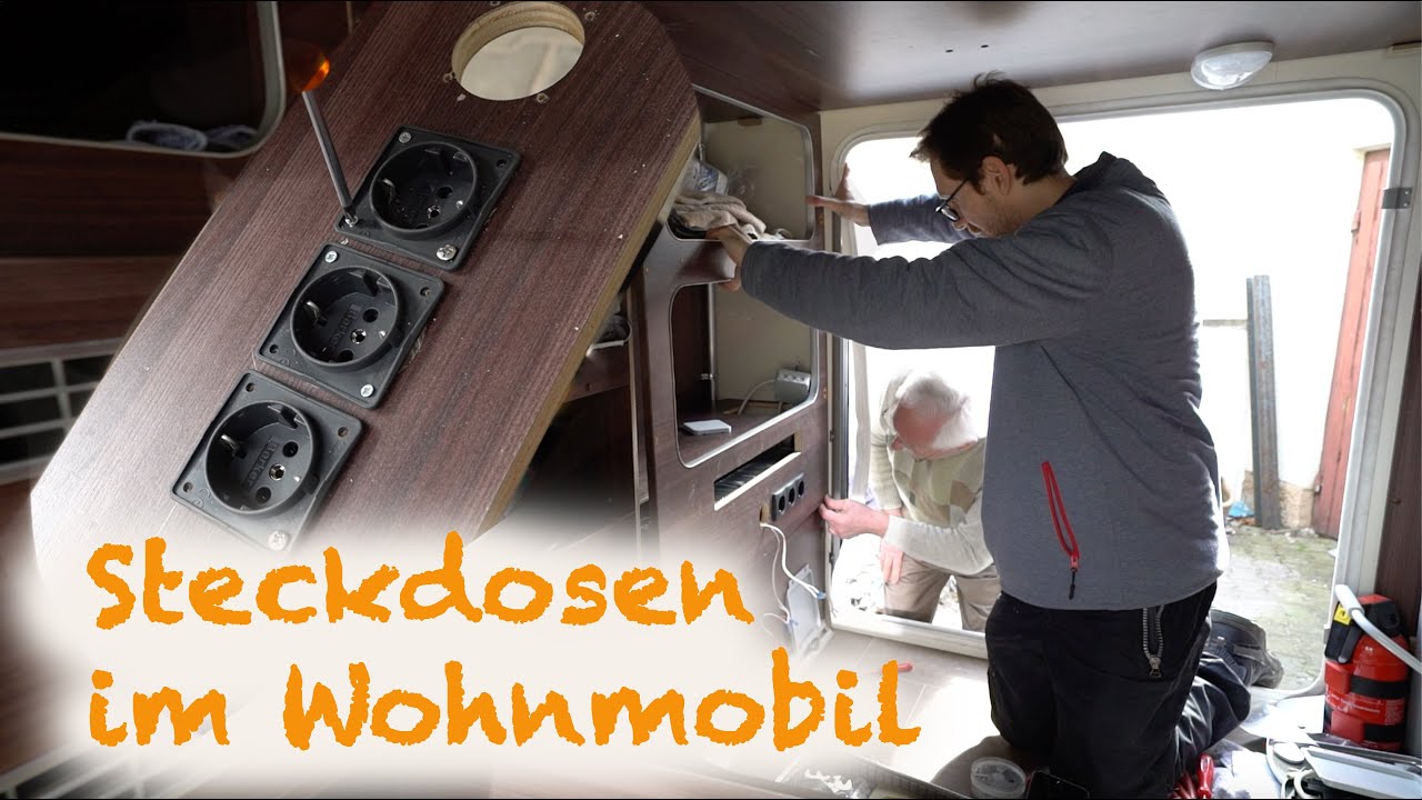 Mehr Steckdosen im Wohnmobil einbauen! 