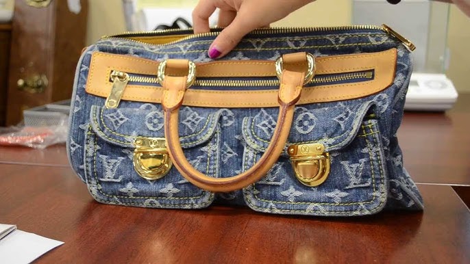 Louis Vuitton Denim Neo Speedy Fake vs Real 