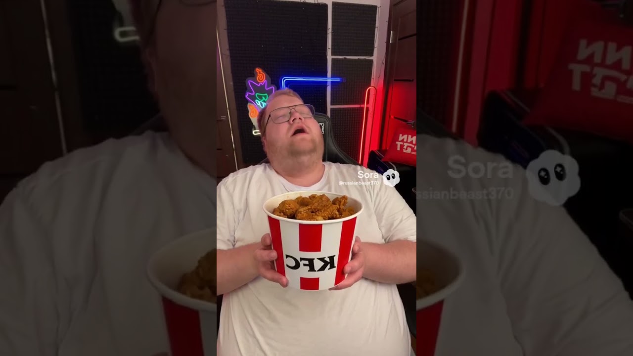 Нюхаю крылышки КФС и теряю сознание 😵🍗 