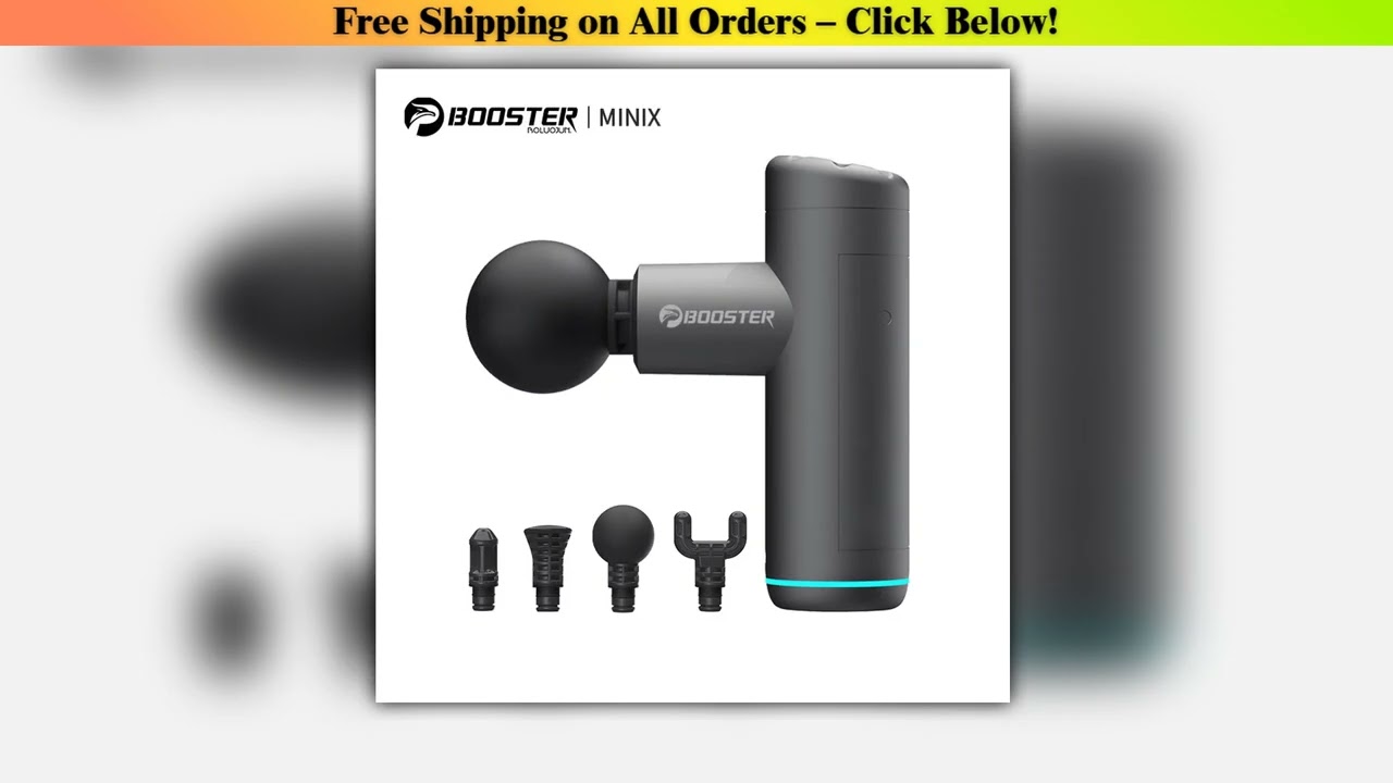 Booster Mini X Massage Gun Percussion Back and Neck Massager Electric Vibrators Portable Fitness