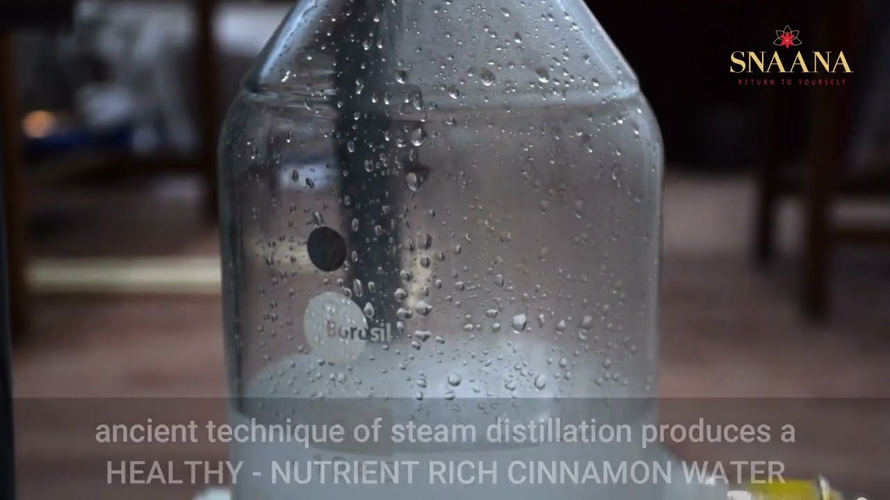 Making of Cinnamon Hydrosol (water – ark) | Buy Online | SNAANA