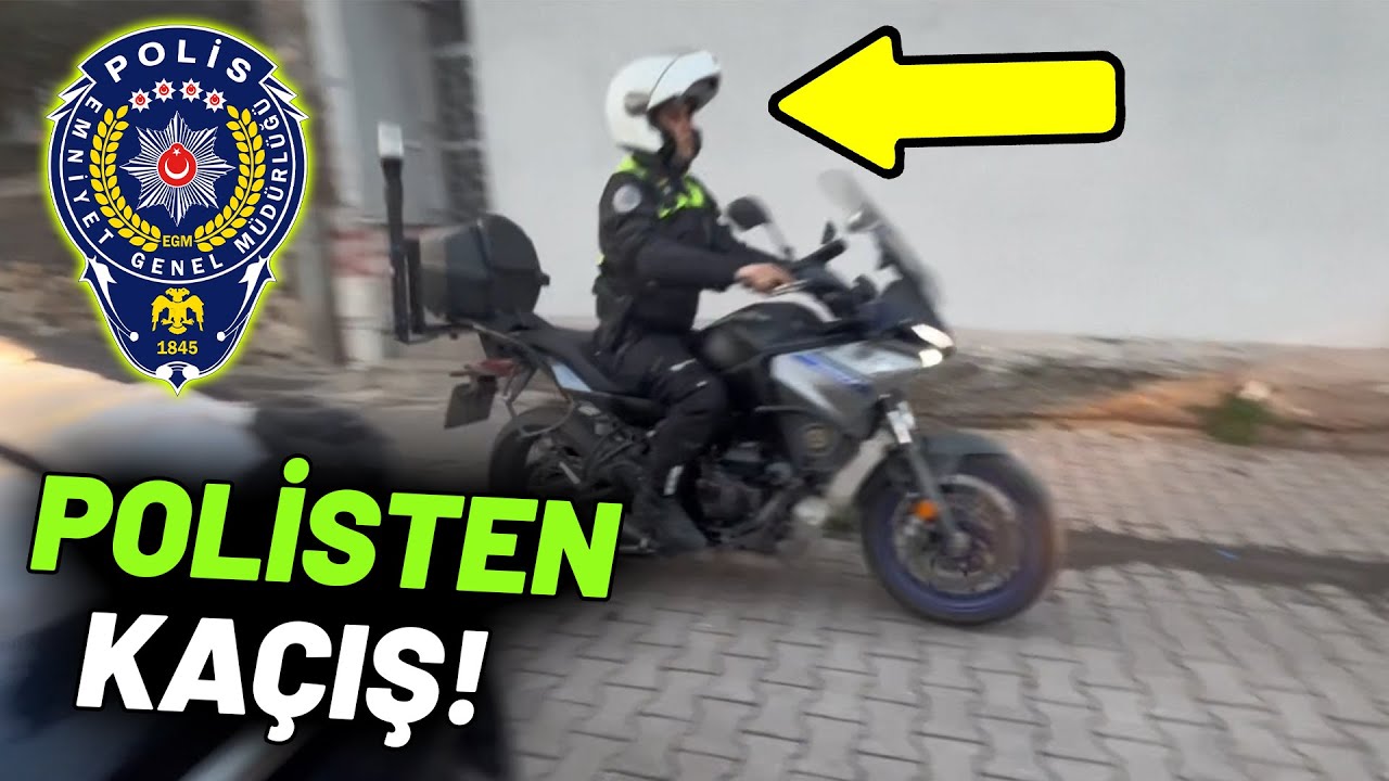FİLM SAHNESİ GİBİ POLİSTEN KAÇIŞ! Motorcu Olayları Türkiye! #286