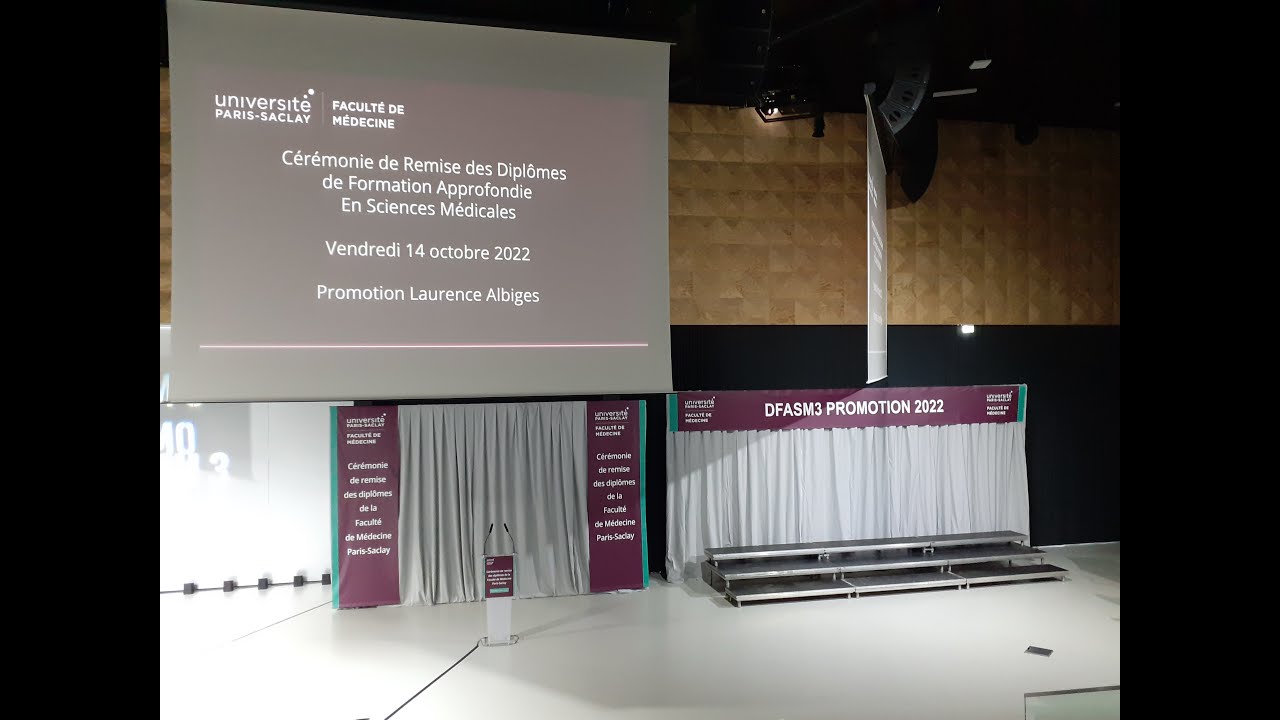 Cérémonie de remise de diplôme de la Faculté de médecine de l'Université Paris-Saclay