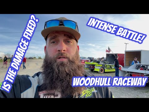 Intense Battle for Victory: Chasing Down the Leader in SCDRA style race at Woodhull Raceway!