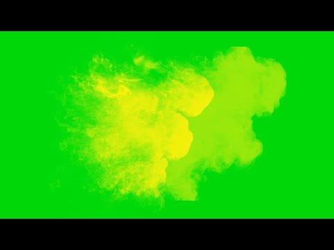 Yellow Smoke Effect in Chroma Key