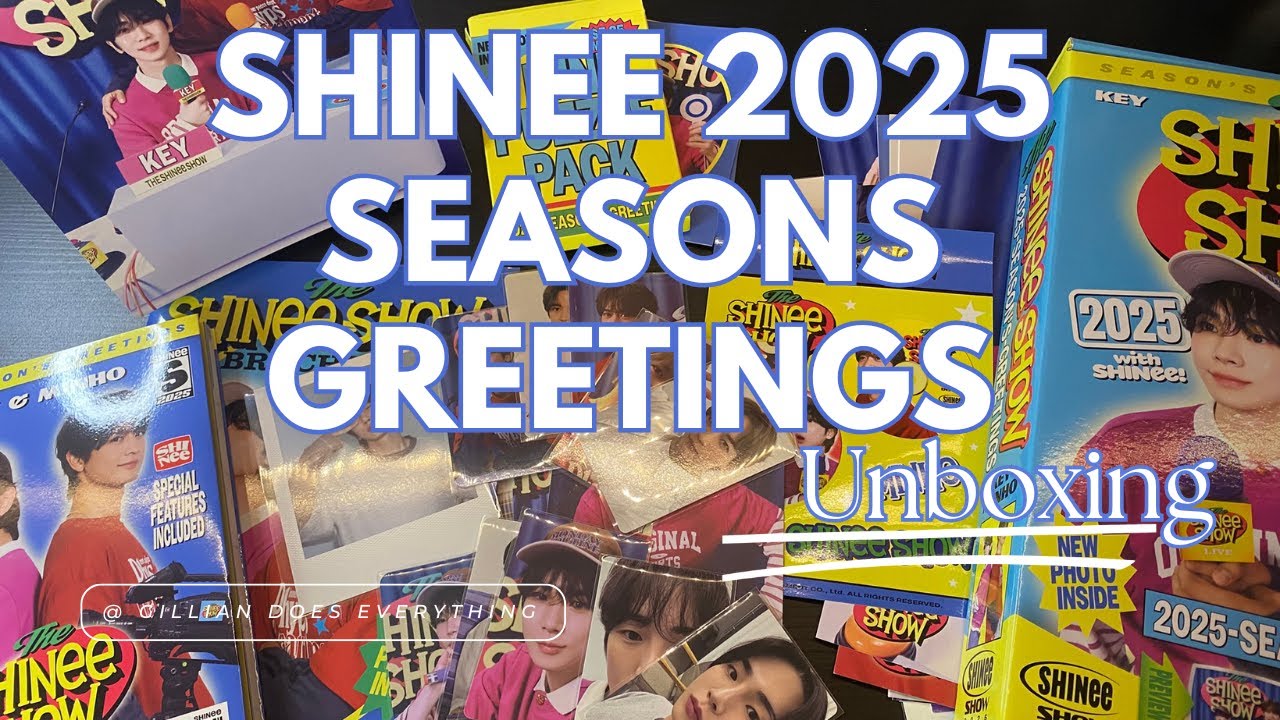 SHINee 2025 Seasons Greetings Unboxing - YouTube