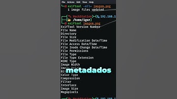 Como Ver METADADOS de QUALQUER Arquivo | ExifTool
