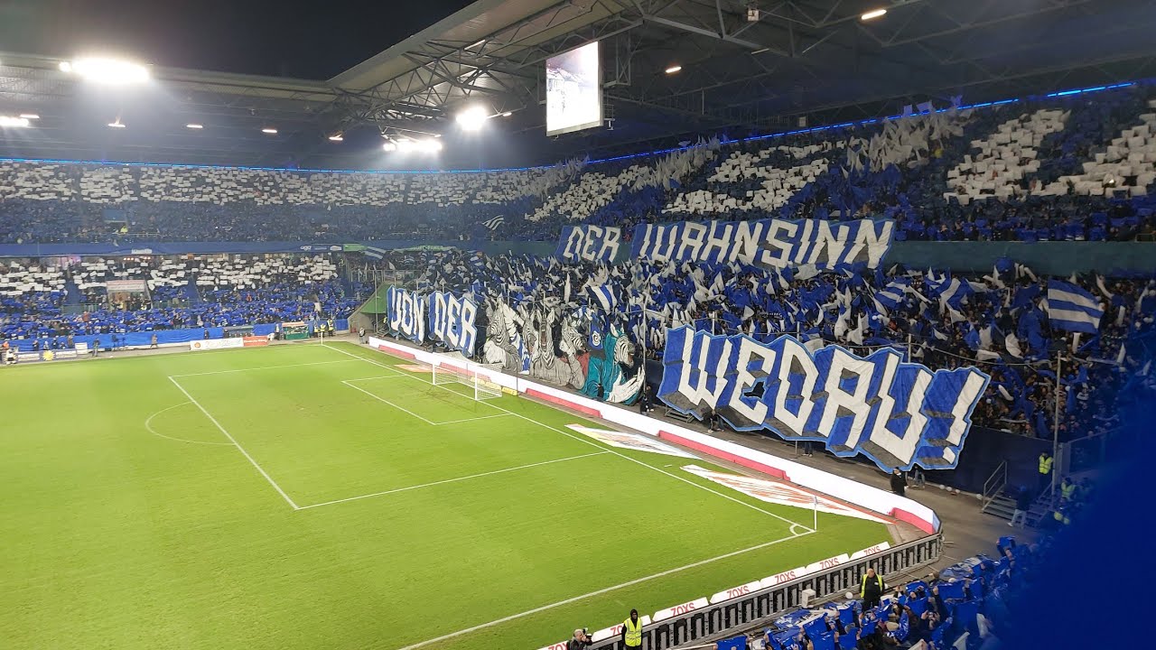 MSV Duisburg Choreographie vor dem Spiel gg RWO
