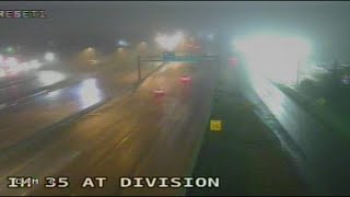 Rotating traffic cameras show wet conditions on San Antonio roads