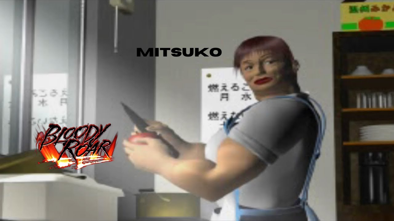 Bloody Roar - Playstation MITSUKO Playthrough Gameplay