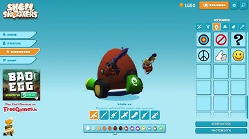 shell shockers inventory tour