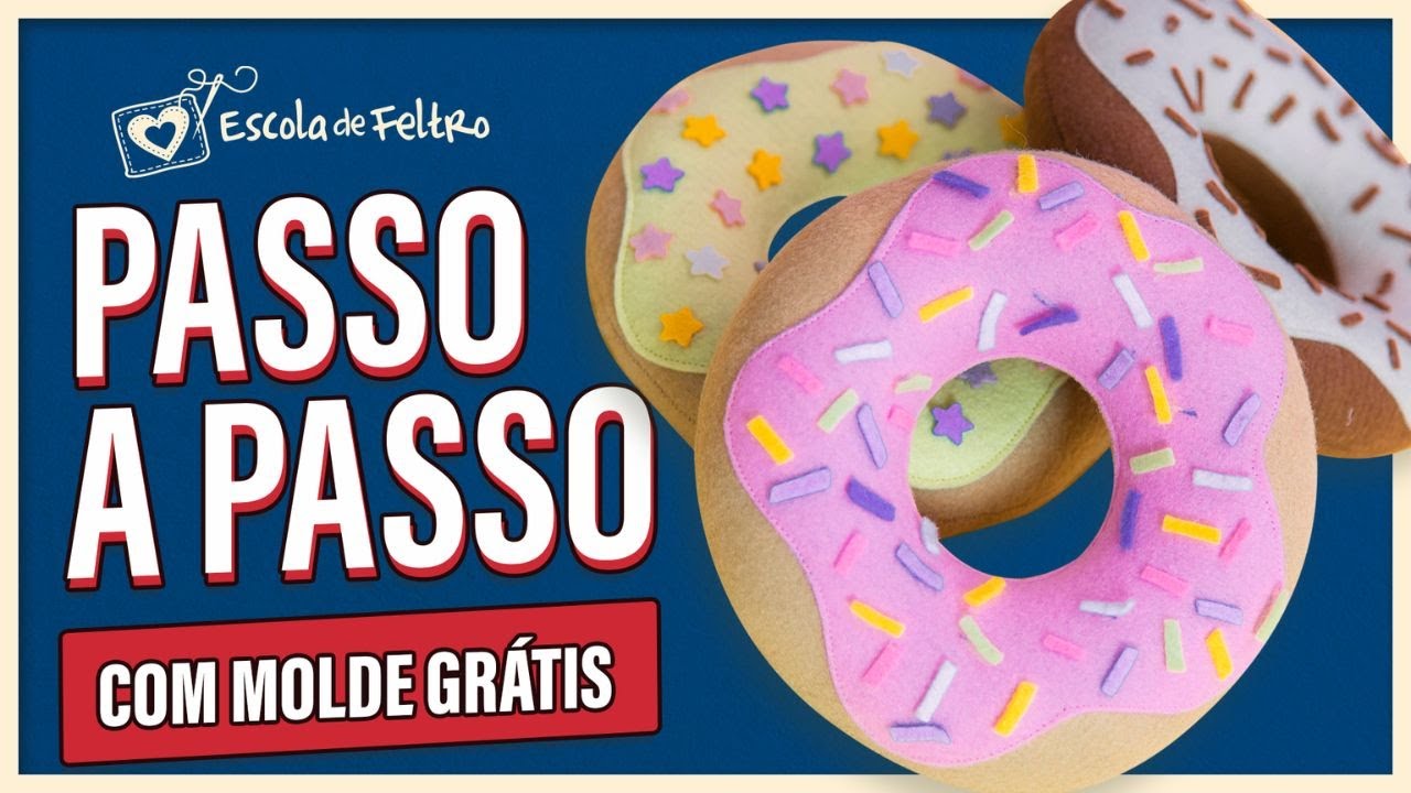 Como Fazer Donuts de Feltro | com Giovana Bortolucci