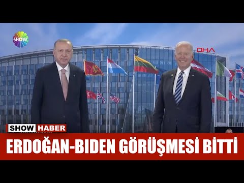 Erdoğan-Biden görüşmesi bitti