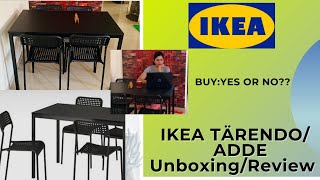 IKEA TÄRENDÖ/ADDE Table Unboxing, Cost&Assembly/IKEA Haul/Furniture Shopping-Review #IKEA#IKEAREVIEW