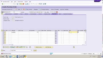 SAP MM Part 3 Source Determination Section C  Exercise Block Source of supply