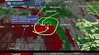 Tornado Warning issued for Ashtabula County