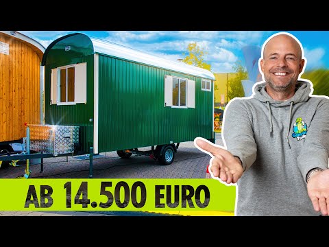 Construction trailer as a camper: Affordable | Lasts 20 years | Always waterproof | 230cm headroo...