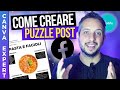 Come Creare un Puzzle Facebook con Canva | Tutorial Canva italiano COMPLETO!