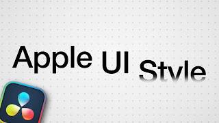 The SECRET to Apple’s Clean Text Animation in DaVinci Resolve