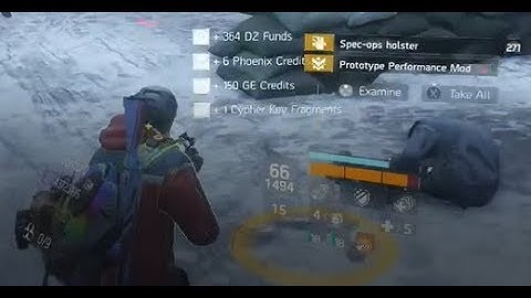 The Division #249: Cypher Key Farming Loop  (1.8 DZ PvE)