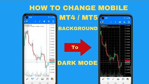 How to Change MT4/MT5 Trading Platform to Dark Mode on Android/iphone #shorts #mt4 #mt5
