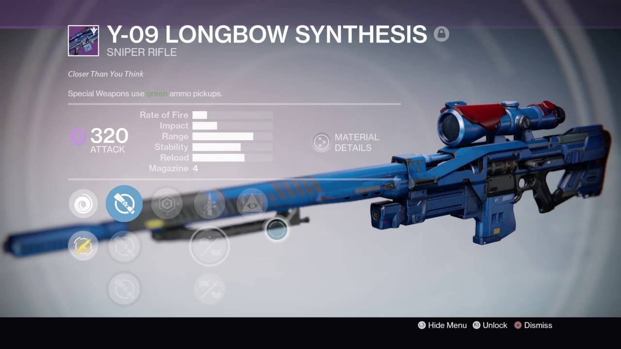 Destiny: God Roll Longbow Synthesis!