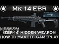 Modern Warfare Mk 14 EBR (EBR-14) Hidden Weapon - How to make it - Gameplay