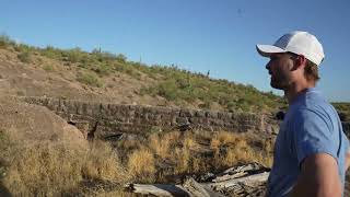 Exploring Old china Dam Area by Lake Pleasant, close to Phoenix, Arizona