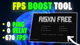 Detalles ULTIMATE Windows PC Optimization Utility🔧(Boost FPS, ZERO INPUT DELAY) Actualización