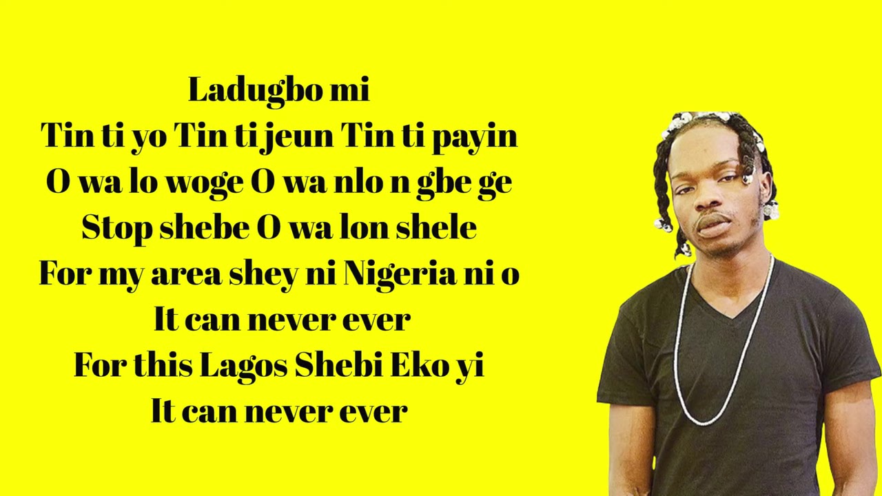 Naira Marley As E Dey Go Official Lyrics Video YouTube
