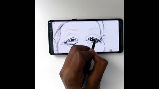 Sketching Timelapse in Artflow. #smartphoneart #tutorialandroid #sketchingshort #drawingtimelapse