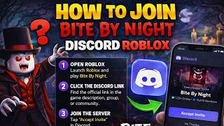 كيفية الانضمام إلى خادم ديسكورد للعبة Bite By Night (روبلوكس) - رمز الدعوة الرسمي screenshot 5