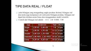 Full tutorial penjelasan tipe data pemrograman secara detail News