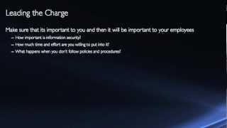 IT Security Awareness for Managers Tutorial Training Video Part 2 - K Alliance