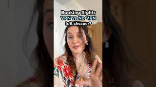 Does a VPN actually get cheaper flights? #shorts #travelshorts #travelhacks #cheapflights