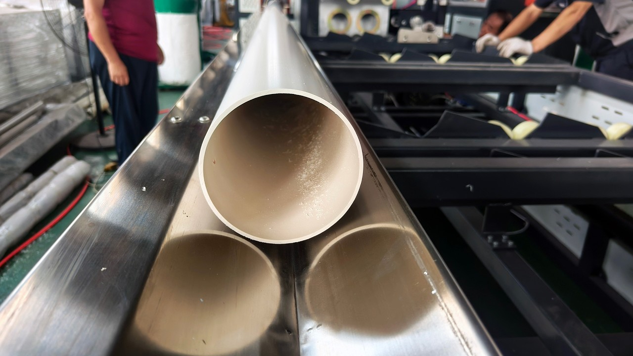 110mm PVC Pipe Extrusion Machine / PVC Pipe Production with Online Socketing