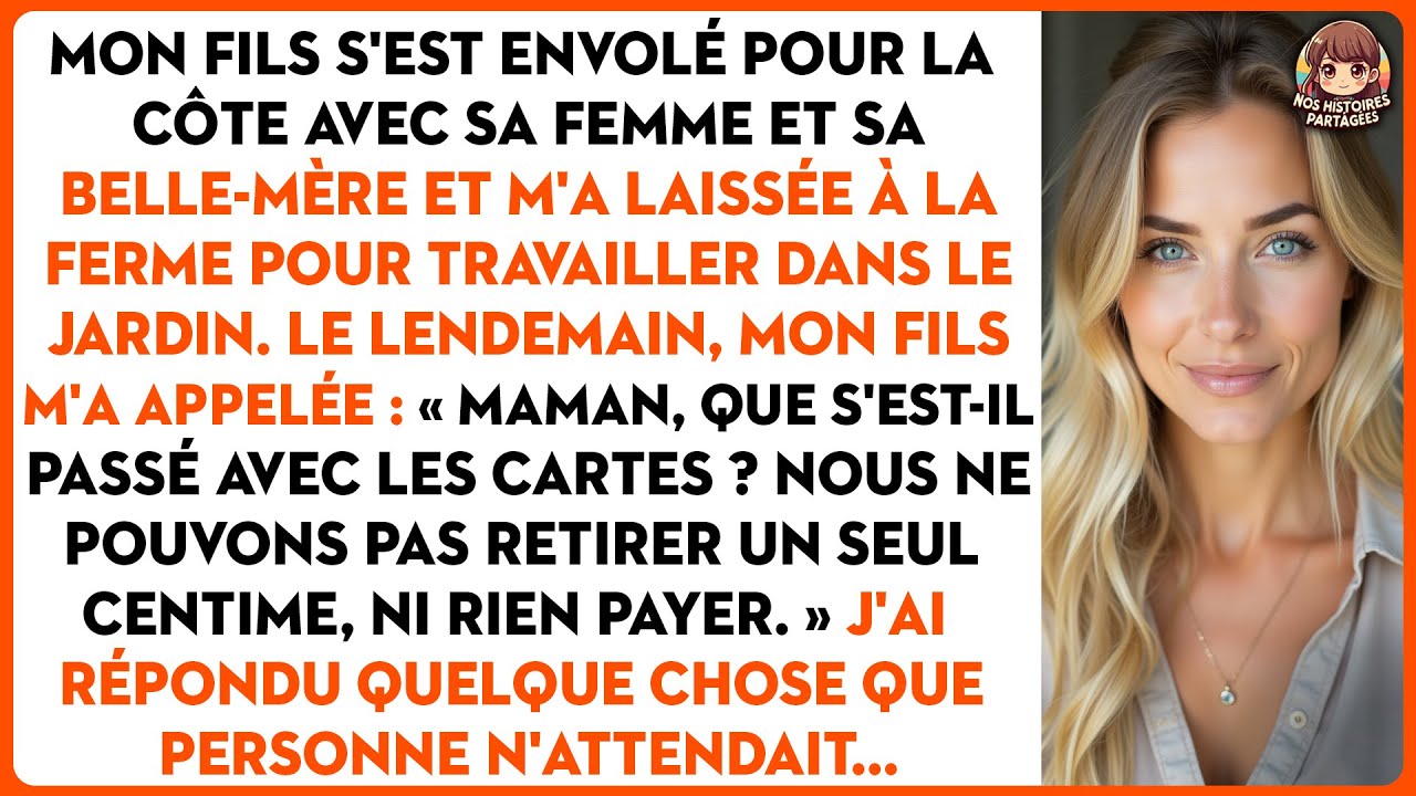 Il part en vacances sans moi, je lui coupe les vivres. Sa réaction est choquante.