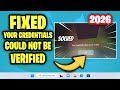 Your credentials could not be verified in Windows 11/10 – Fix Login PIN Error (2 Methods)