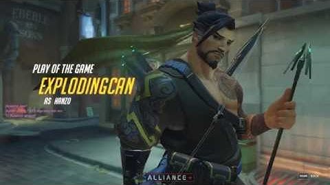Hanzo - Sniping Practice on Kings Row | Overwatch Highlights