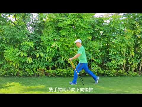 北歐式健走官方教學-基本走法