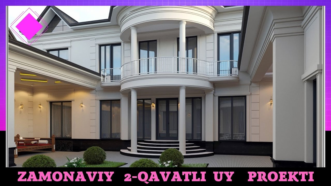 2 QAVATLI ZAMONAVIY UY PROEKTI 20X30 YouTube 2-qavatli-zamonaviy-uy-proekti-20x30-youtube