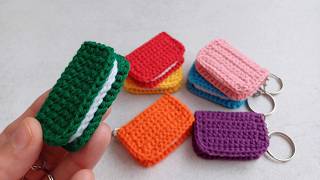 Diy Crochet Book Keychain Perfect Handmade Gift Idea