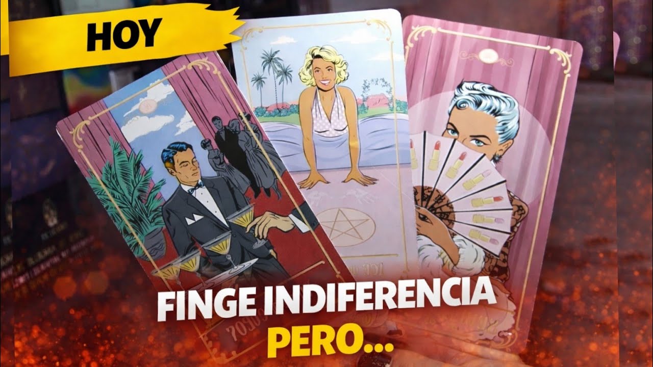 HOY SÁBADO FINGE DESINTERÉS PERO ENLOQUECE POR VOLVER ❤️‍🔥 #tarot 
