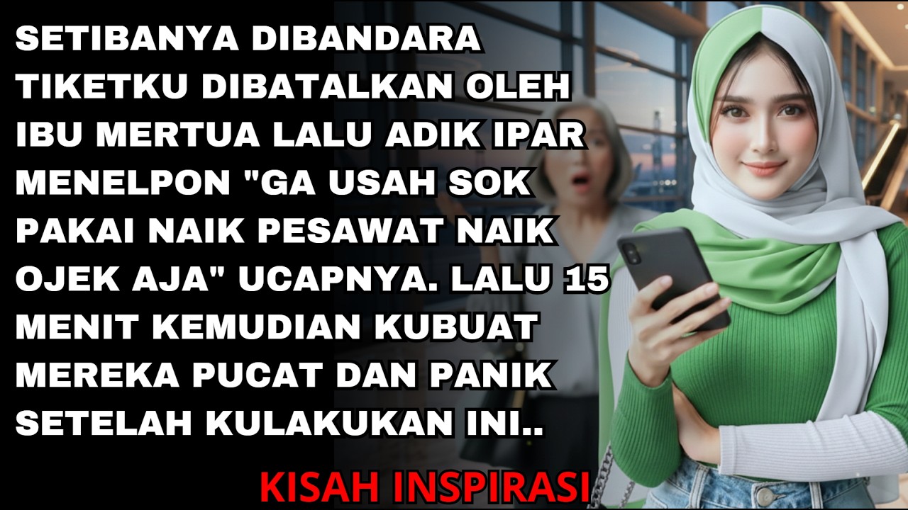 DI BANDARA TIKETKU DIBATALKAN OLEH IBU MERTUA, MISKIN GA PANTES NAIK PESAWAT UCAPNYA - KULAKAN INI