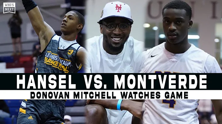 Donovan Mitchell pulls up to Watch Hansel Enmanuel vs. Montverde in Miami!